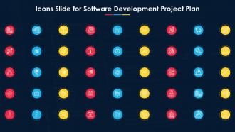 Icons Slide For Software Development Project Plan