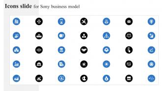 Icons Slide For Sony Business Model BMC SS