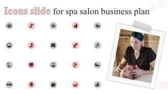 Icons Slide For Spa Salon Business Plan BP SS