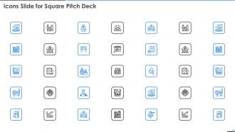 Icons slide for square pitch deck