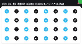 Icons Slide For Statsbot Investor Funding Elevator Pitch Deck
