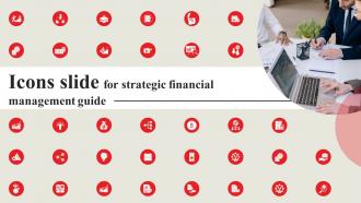 Icons Slide For Strategic Financial Management Guide Strategy SS V