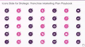 Icons Slide For Strategic Franchise Marketing Plan Playbook