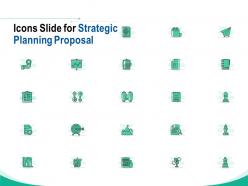 Icons slide for strategic planning proposal ppt powerpoint presentation layouts
