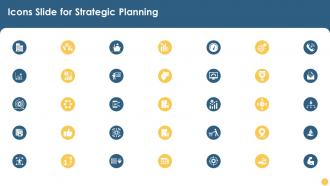 Icons Slide For Strategic Planning
