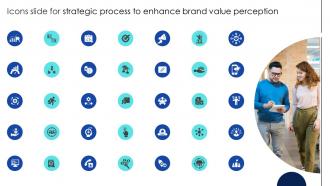 Icons Slide For Strategic Process To Enhance Brand Value Perception