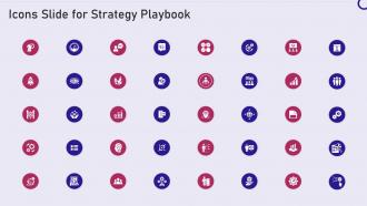 Icons slide for strategy playbook ppt slides templates