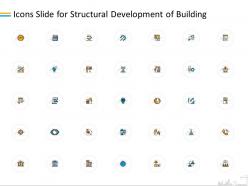 Icons slide for structural development of building ppt powerpoint presentation pictures example
