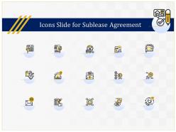 Icons slide for sublease agreement ppt powerpoint presentation slides download