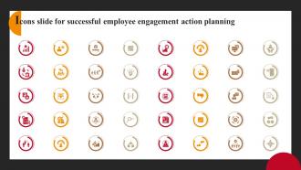 Icons Slide For Successful Employee Engagement Action Planning