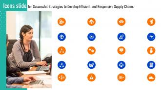 Icons Slide For Successful Strategies To Develop Efficient And Responsive Supply Chains Strategy SS