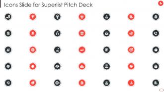 Icons Slide For Superlist Pitch Deck