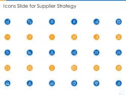 Icons slide for supplier strategy ppt file mockup