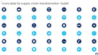 Icons Slide For Supply Chain Transformation Toolkit Ppt Icon Example Introduction