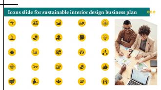 Icons Slide For Sustainable Interior Design Business Plan BP SS