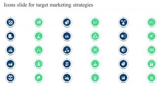 Icons Slide For Target Marketing Strategies Ppt Powerpoint Presentation Slides Tips