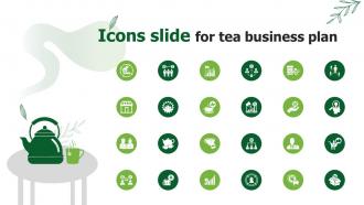 Icons Slide For Tea Business Plan BP SS