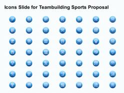 Icons slide for teambuilding sports proposal ppt powerpoint presentation slides mockup