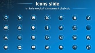 Icons Slide For Technological Advancement Playbook