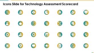 Icons slide for technology assessment scorecard