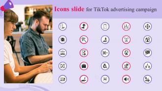 Icons Slide For TikTok Advertising Campaign MKT SS V