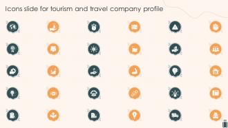Icons Slide For Tourism And Travel Company Profile