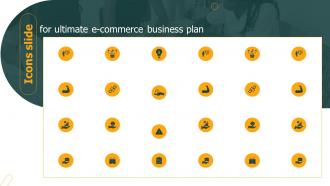 Icons Slide For Ultimate E Commerce Business Plan Ppt Ideas Backgrounds BP SS