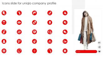 Icons Slide For Uniqlo Company Profile Ppt Pictures CP SS