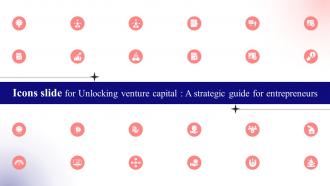 Icons Slide For Unlocking Venture Capital A Strategic Guide For Entrepreneurs Fin SS