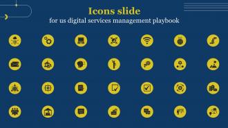 Icons Slide For US Digital Services Management Playbook