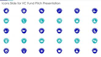 Icons Slide For VC Fund Pitch Presentation