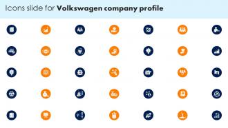 Icons Slide For Volkswagen Company Profile CP SS
