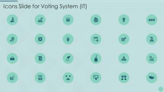 Icons slide for voting system it ppt powerpoint presentation file ideas