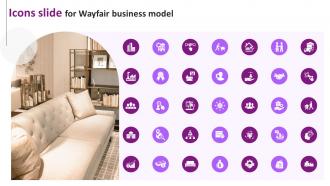 Icons Slide For Wayfair Business Model BMC SS