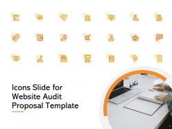 Icons slide for website audit proposal template ppt powerpoint presentation templates