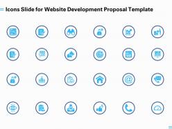 Icons slide for website development proposal template ppt powerpoint presentation model visuals