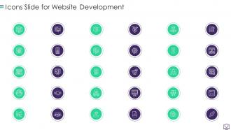 Icons Slide For Website Development