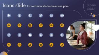 Icons Slide For Wellness Studio Business Plan Ppt Powerpoint Presentation Infographics BP SS