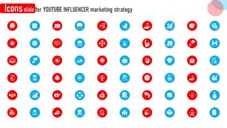 Icons Slide For Youtube Influencer Marketing Strategy SS V