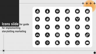 Icons Slide For Guide For Implementing Storytelling Marketing MKT SS V
