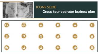 Icons Slide Group Tour Operator Business Plan BP SS