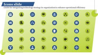 Icons Slide Guide For Integrating Technology Strategy In Organization To Enhance Strategy SS V