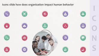 Icons Slide How Does Organization Impact Human Behavior