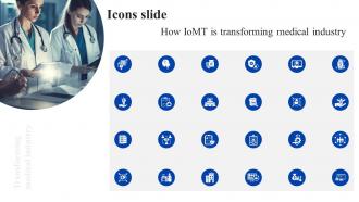 Icons Slide How Iomt Is Transforming Medical Industry IoT SS V
