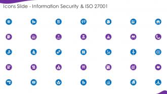 Icons Slide Information Security And Iso 27001