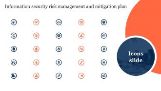 Icons Slide Information Security Risk Management And Mitigation Plan