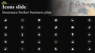 Icons Slide Insurance Broker Business Plan Ppt Ideas Professional BP SS