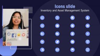 Icons Slide Inventory And Asset Management System