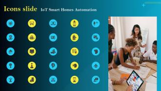 Icons Slide Iot Smart Homes Automation IOT SS