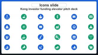 Icons Slide Kong Investor Funding Elevator Pitch Deck
